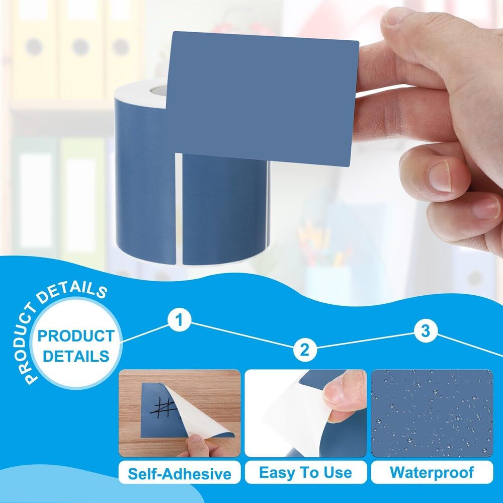 9940 Rectangular Color Coding Labels 3 x 2 Inch, 500 Pcs Rectangle Colored - Picture 3 of 7